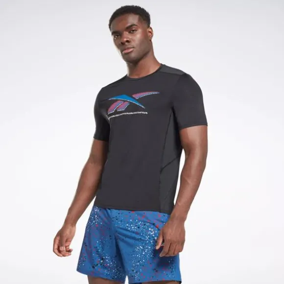 Tops & T-shirts^Reebok ACTIVCHILL Graphic Athlete T-Shirt Black
