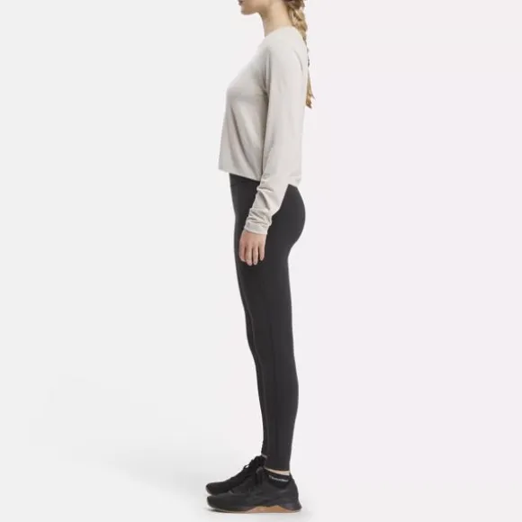 Tops & T-shirts^Reebok ActivChill+DreamBlend Long Sleeve T-Shirt Stucco