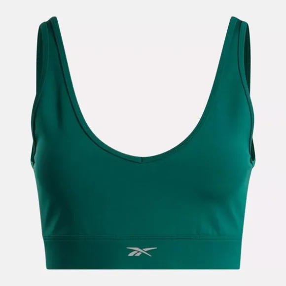 active_collective_dreamblend_bra_5.webp Sports Bras^Reebok Active Collective DreamBlend Bra CollegiateGreen