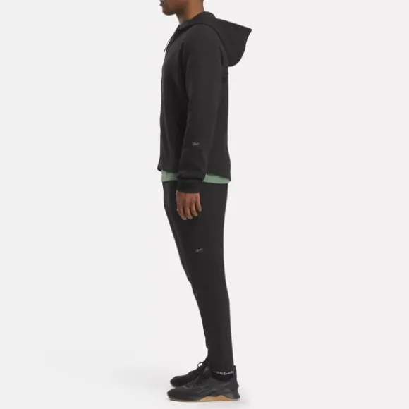 Hoodies & Sweatshirts^Reebok Active Collective DreamBlend Full-Zip Hoodie Black