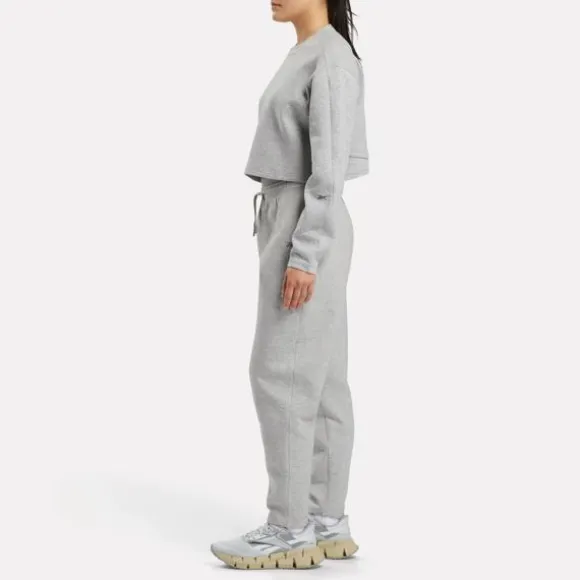 Hoodies & Sweatshirts^Reebok Active Collective DreamBlend Mid-Layer Sweatshirt MediumGreyHeather
