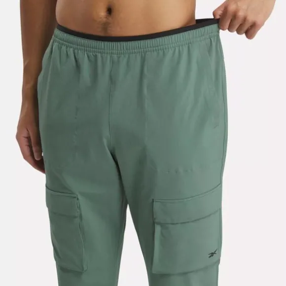 Pants & Sweatpants | Trending: 90’s Classics^Reebok Active Collective SkyStretch Woven Cargo Pants TrekGreen