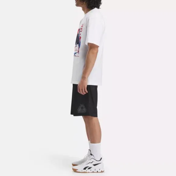 Tops & T-shirts^Reebok Basketball Iverson Graphic T-Shirt White