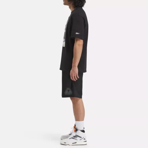 Tops & T-shirts^Reebok Basketball Pump Graphic T-Shirt Black