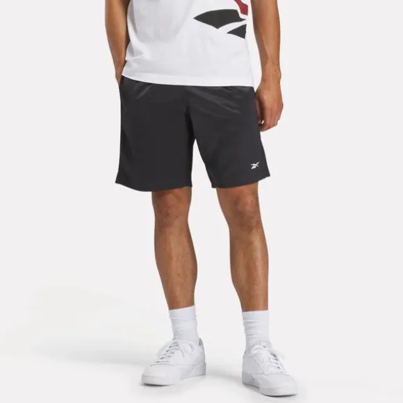 Shorts | Trending: 90’s Classics^Reebok Basketball Satin and Mesh Shorts Black