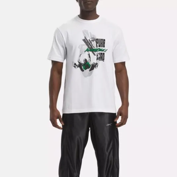 Tops & T-shirts^Reebok Basketball Shaq Graphic T-Shirt White