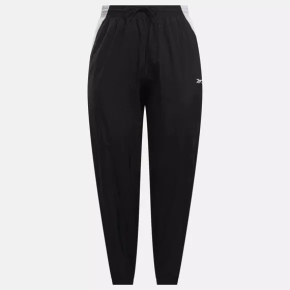 big_vector_woven_pants_plus_size_3.webp Plus Size (1x-4x) | Pants & Sweatpants^Reebok Big Vector Woven Pants (Plus Size) Black