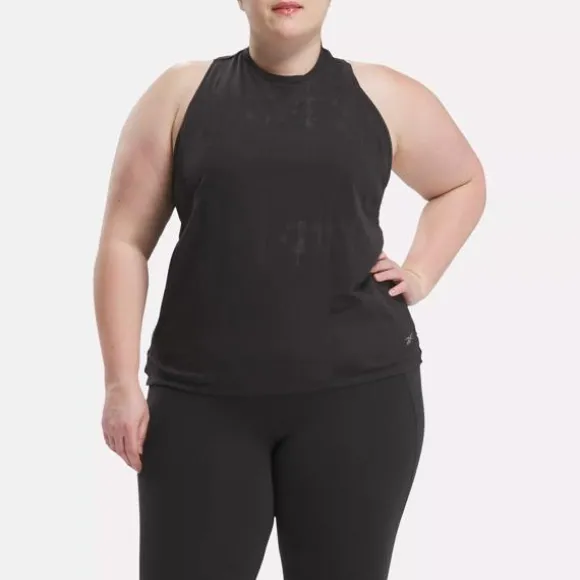 Tops & T-shirts^Reebok Burnout Tank (Plus Size) Black