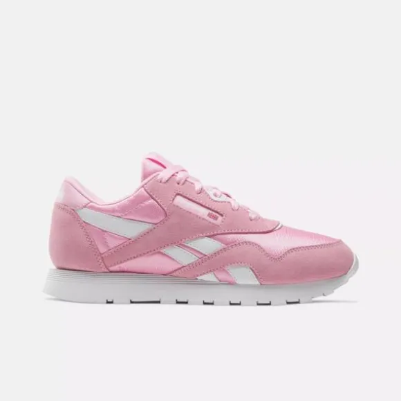 Big Kids' Shoes (sizes 3.5-7) | Big Kids' Shoes (sizes 3.5-7)^Reebok Classic Nylon Shoes - Grade School AstroRose/White