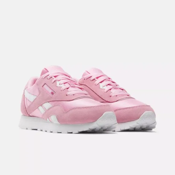 Big Kids' Shoes (sizes 3.5-7) | Big Kids' Shoes (sizes 3.5-7)^Reebok Classic Nylon Shoes - Grade School AstroRose/White
