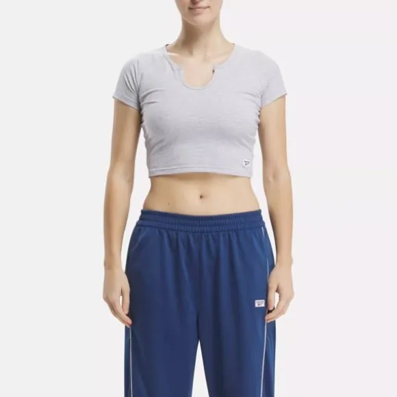 Tops & T-shirts | Trending: 90’s Classics^Reebok Classics Crop Top LightGreyHeather
