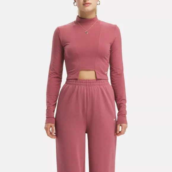 Tops & T-shirts^Reebok Classics Long Sleeve Crop Top SedonaRose