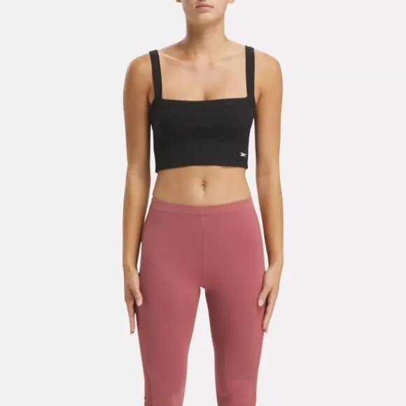 Tops & T-shirts^Reebok Classics Square-Neck Cami Top Black