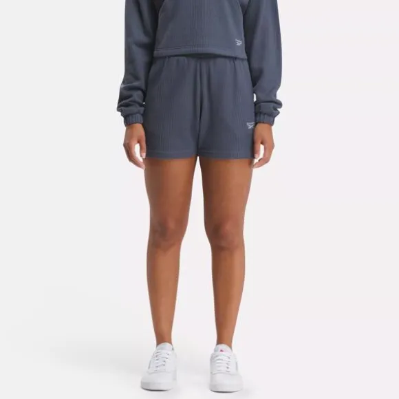 Shorts | Trending: Matching Sets^Reebok Classics Wardrobe Essentials Waffle Shorts EastCoastBlue