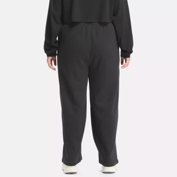 classics_wide_straight_leg_pants_plus_size_2-2.webp Plus Size (1x-4x) | Pants & Sweatpants^Reebok Classics Wide Straight Leg Pants (Plus Size) Black