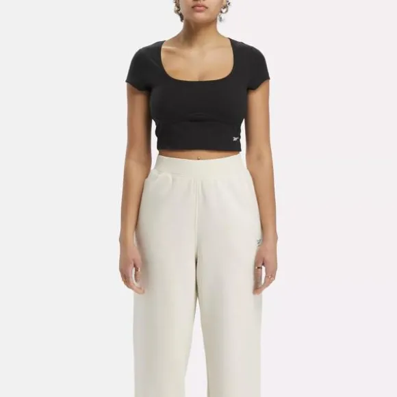 Tops & T-shirts^Reebok Classics Wide T-Shirt Black