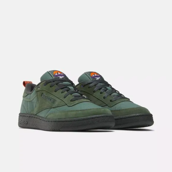 Classics | Classics^Reebok Club C 85 Shoes EscapeGreen/Grey6/PumpOrange