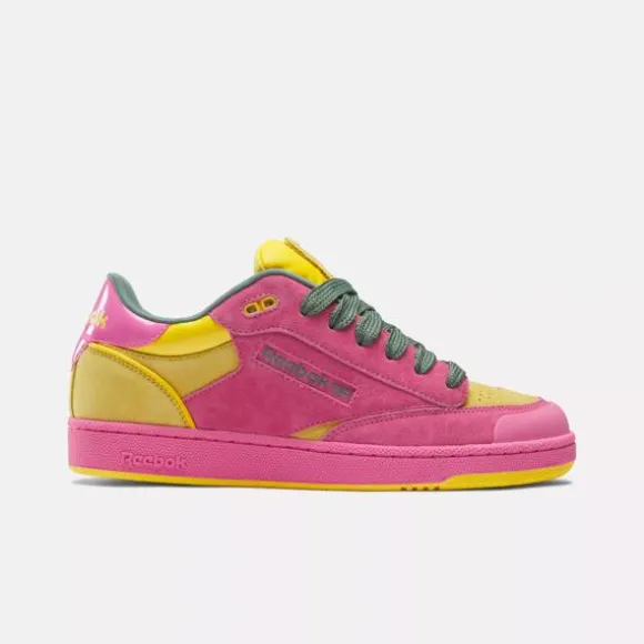 club_c_bulc_shoes_3-8.webp Classics | Trending: 90’s Classics^Reebok Club C Bulc Shoes TruePink/AlwaysYellow/ClayYellow
