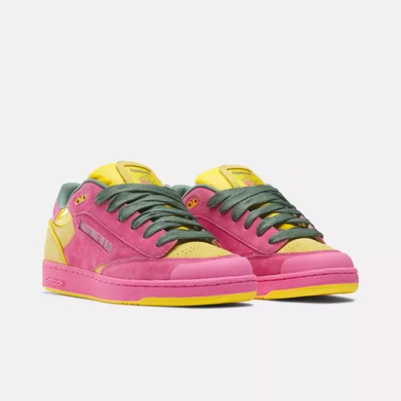 club_c_bulc_shoes_4-8.webp Classics | Trending: 90’s Classics^Reebok Club C Bulc Shoes TruePink/AlwaysYellow/ClayYellow