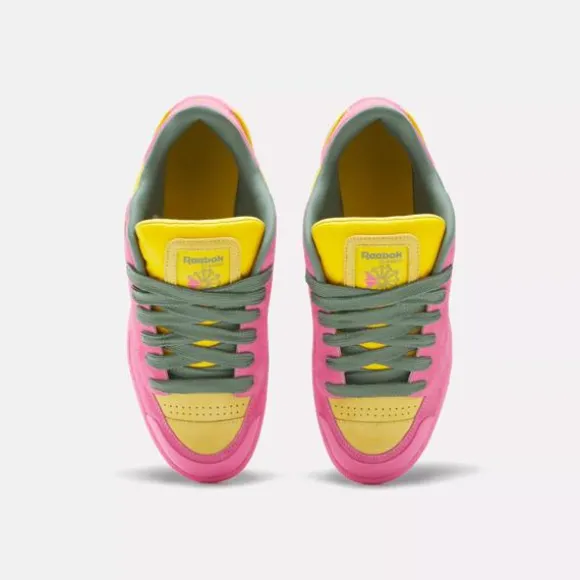 club_c_bulc_shoes_6-1.webp Classics | Trending: 90’s Classics^Reebok Club C Bulc Shoes TruePink/AlwaysYellow/ClayYellow