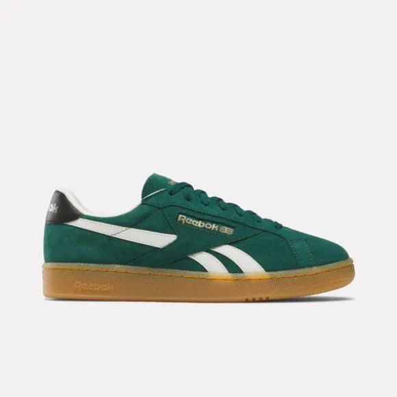Shoes Under $100 | Classics^Reebok Club C Grounds UK Shoes CollegiateGreen/Black/Gum