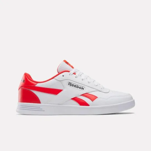 Shoes Under $100^Reebok Court Advance Shoes FtwrWhite/EnergyRed/Black