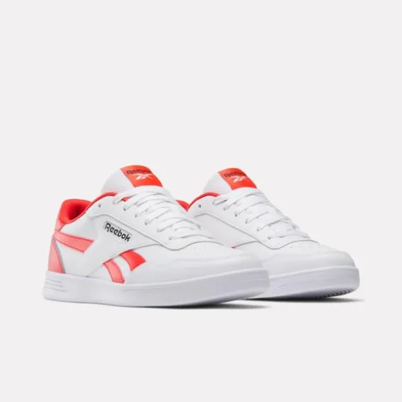 Shoes Under $100^Reebok Court Advance Shoes FtwrWhite/EnergyRed/Black