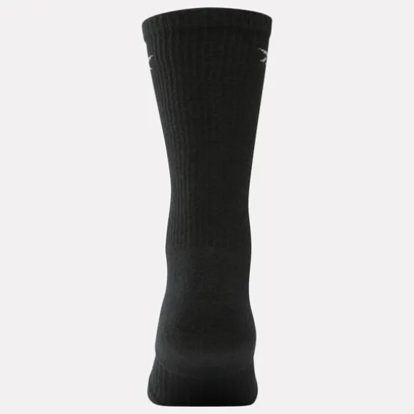 Socks^Reebok Cushion Crew Socks 3 Pack Black