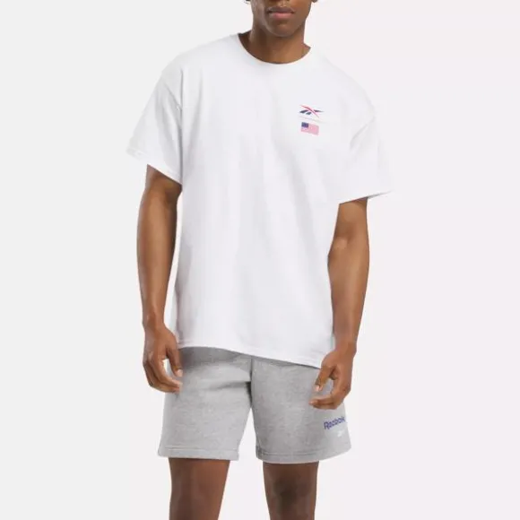 Tops & T-shirts^Reebok Dedication Nation T-Shirt White
