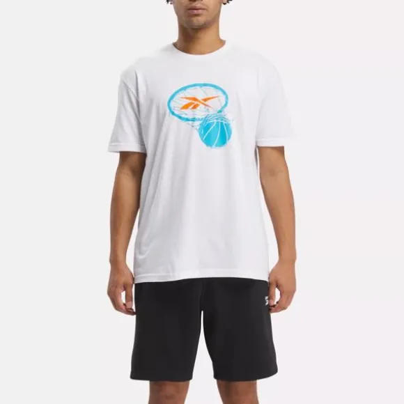 Tops & T-shirts | Trending: 90’s Classics^Reebok Downtown Basketball Tee White