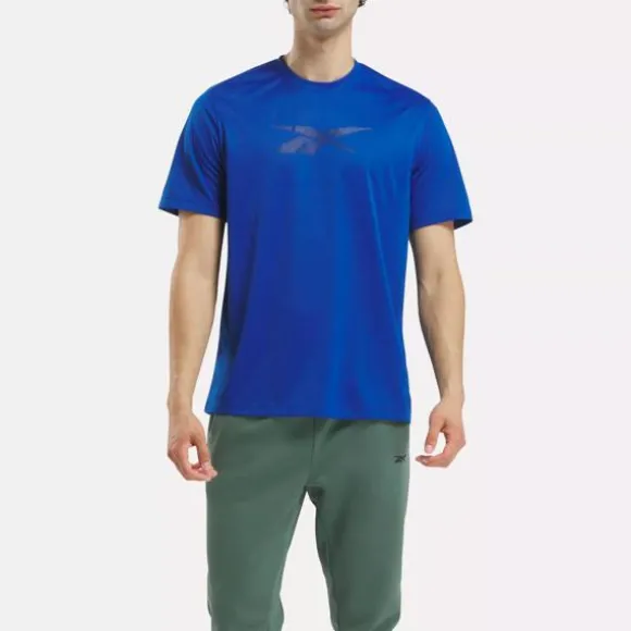 Tops & T-shirts^Reebok Front Vector Performance T-Shirt VectorBlue