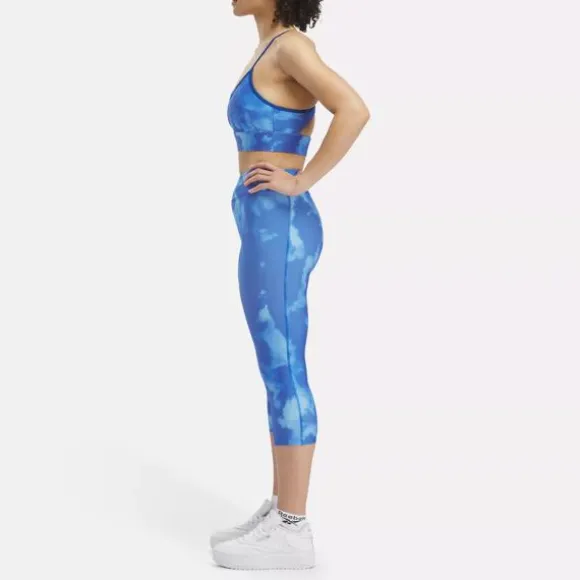Pants & Sweatpants | Leggings & Tights^Reebok ID Train Allover Print Capri Leggings VectorBlue
