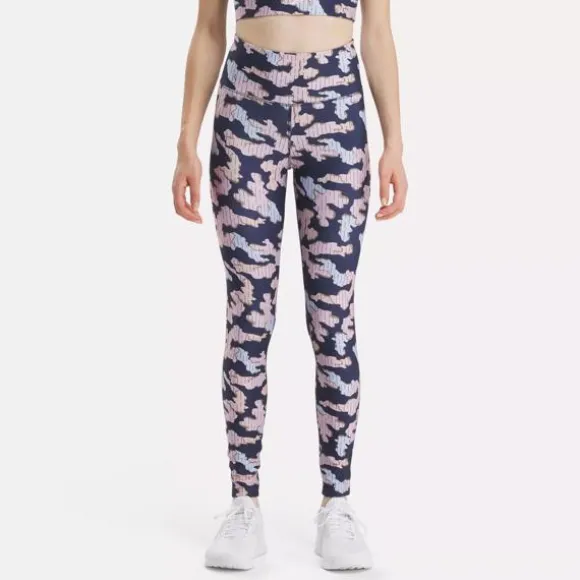 Pants & Sweatpants | Leggings & Tights^Reebok ID Train Camo Leggings VectorNavy