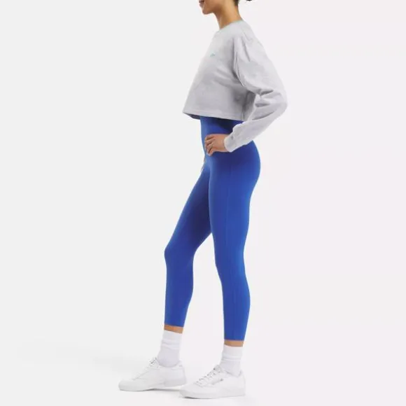 Tops & T-shirts^Reebok Long Sleeve Crop Top LightGreyHeather