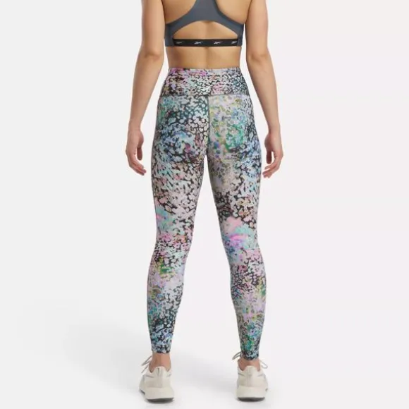 lux_bold_highrise_modern_safari_leggings_2.webp Pants & Sweatpants | Leggings & Tights^Reebok Lux Bold High-Rise Modern Safari Leggings Black