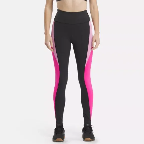 Pants & Sweatpants | Leggings & Tights^Reebok Lux High-Rise Colorblock Leggings