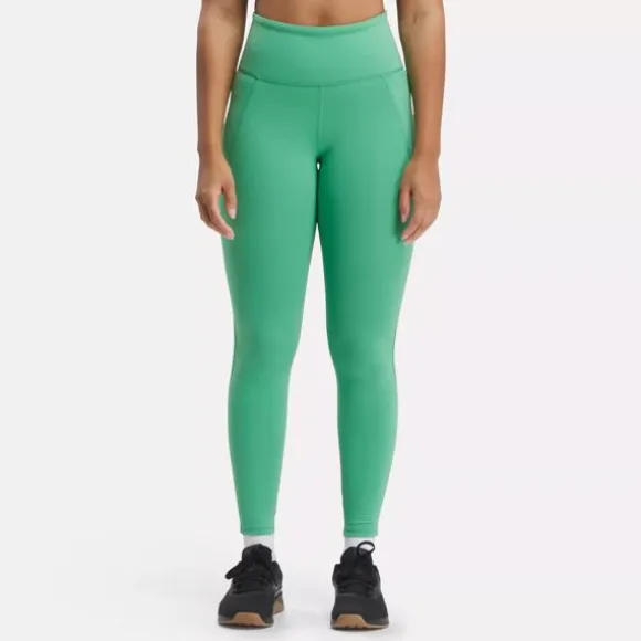 lux_highrise_leggings_3-5.webp Pants & Sweatpants | Leggings & Tights^Reebok Lux High-Rise Leggings SportGreen