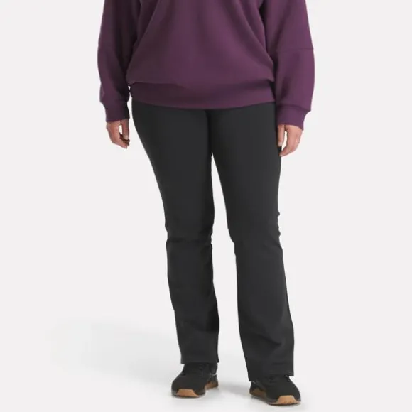 Pants & Sweatpants^Reebok Lux High-Rise Mini-Flare Pants (Plus Size) Black