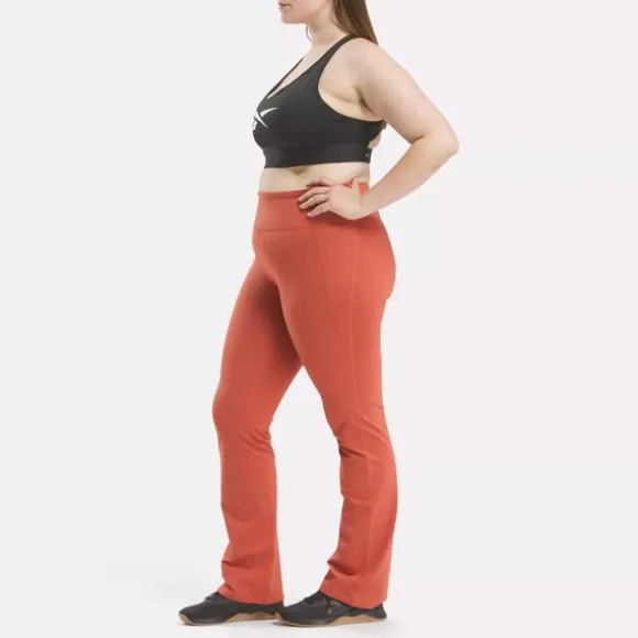 Pants & Sweatpants^Reebok Lux High-Rise Mini-Flare Pants (Plus Size) BrickRed