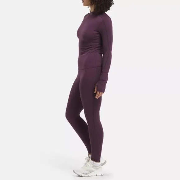 Sports Bras | Leggings & Tights^Reebok Lux High-Rise RBK-FIRE+ Leggings MidnightPlum