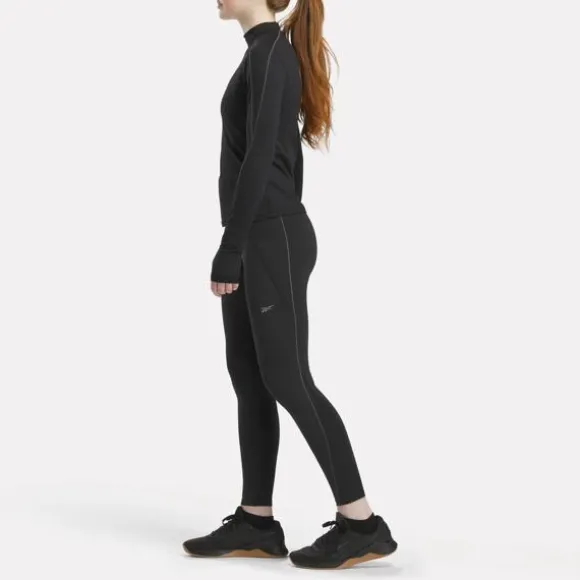Sports Bras | Pants & Sweatpants^Reebok Lux High-Rise RBK-FIRE+ Leggings Black