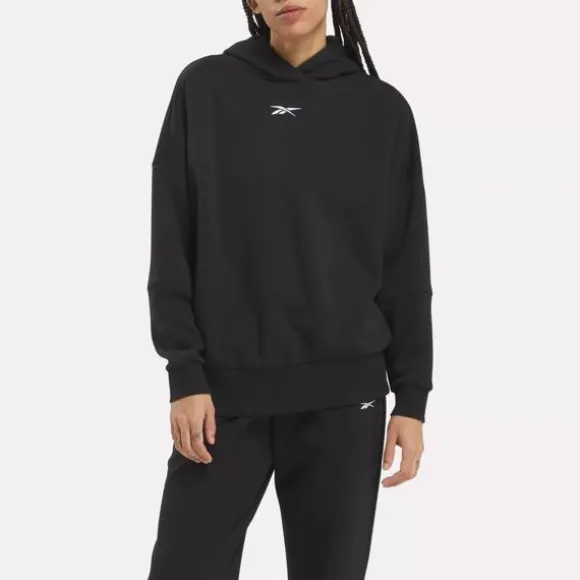 Hoodies & Sweatshirts | Trending: Matching Sets^Reebok Lux Oversized Hoodie Black