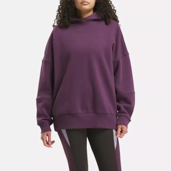Hoodies & Sweatshirts^Reebok Lux Oversized Hoodie MidnightPlum