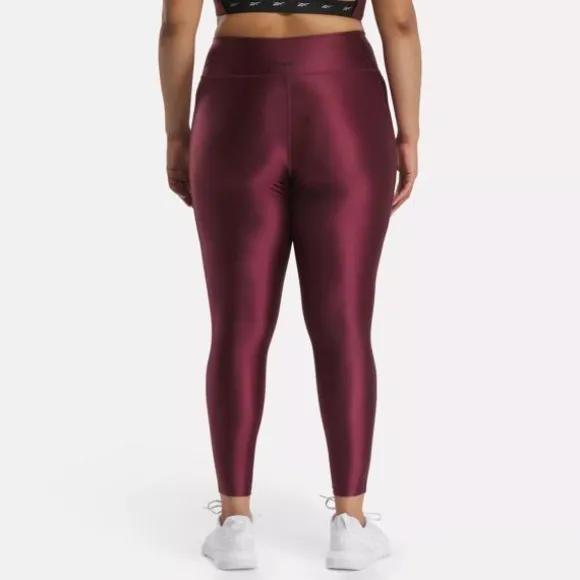 lux_shine_highrise_leggings_plus_size_2.webp Plus Size (1x-4x) | Pants & Sweatpants^Reebok Lux Shine High-Rise Leggings (Plus Size) ClassicMaroon