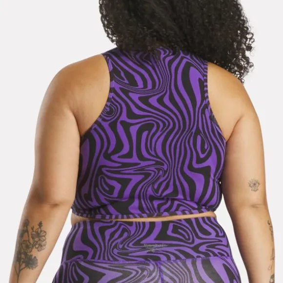 modern_safari_cotton_bralette_plus_size_2.webp Sports Bras^Reebok Modern Safari Cotton Bralette (Plus Size) DynamicPurple