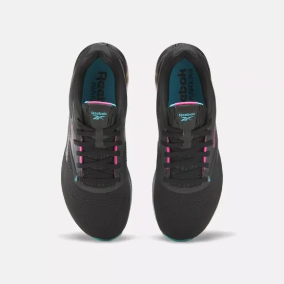 nano_x_training_shoes_7-13.webp Gym & Training | Cross Training^Reebok Nano X4 Training Shoes Black/BoldCyan/LaserPink