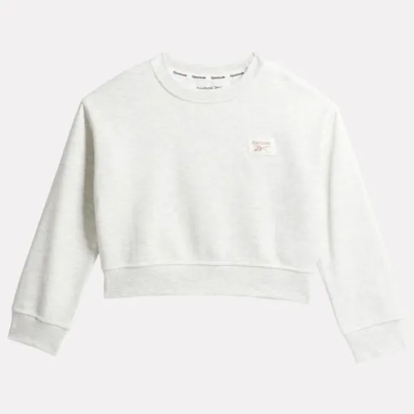 Little Kids' Clothing (sizes 4-6x) | Little Kids' Shoes (sizes 10.5k-3)^Reebok Patchwork Sweatshirt Chalk