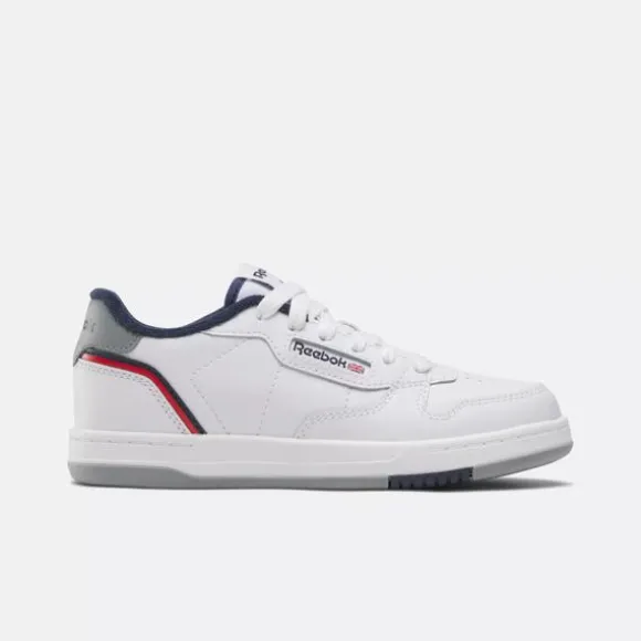 Little Kids' Shoes (sizes 10.5k-3)^Reebok Phase Court Shoes - Preschool White/Grey2/VectorNavy