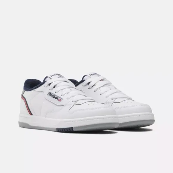 Little Kids' Shoes (sizes 10.5k-3)^Reebok Phase Court Shoes - Preschool White/Grey2/VectorNavy