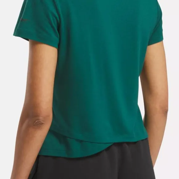 rbkchilldreamblend_tshirt_3.webp Tops & T-shirts^Reebok RBK-CHILL+DreamBlend T-Shirt CollegiateGreen